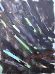 Sillons 2018 technique mixte sur toile 92x73 cm