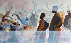 Cornes-dans-la-Poussiere-1-John-B-B-Acrylique-sur-toile-130-x-83-cm