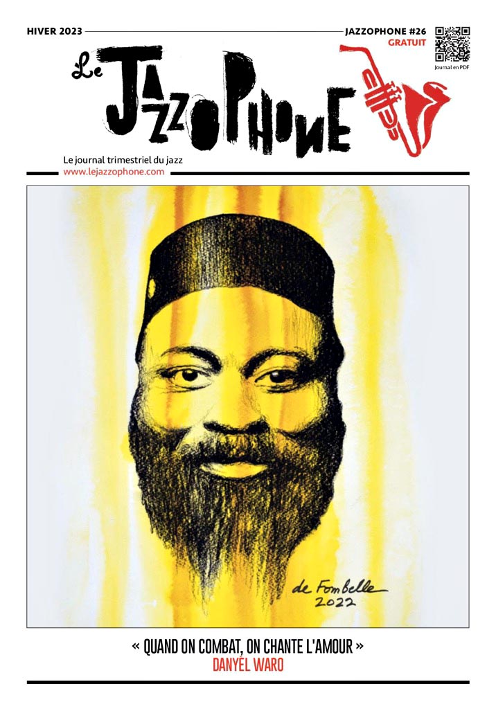Couverture revue Jazzophone #26 par Alain de Fombelle