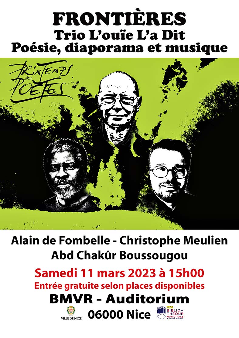 "Trio L'ouïe L'a Dit" Auditorium de la BMVR